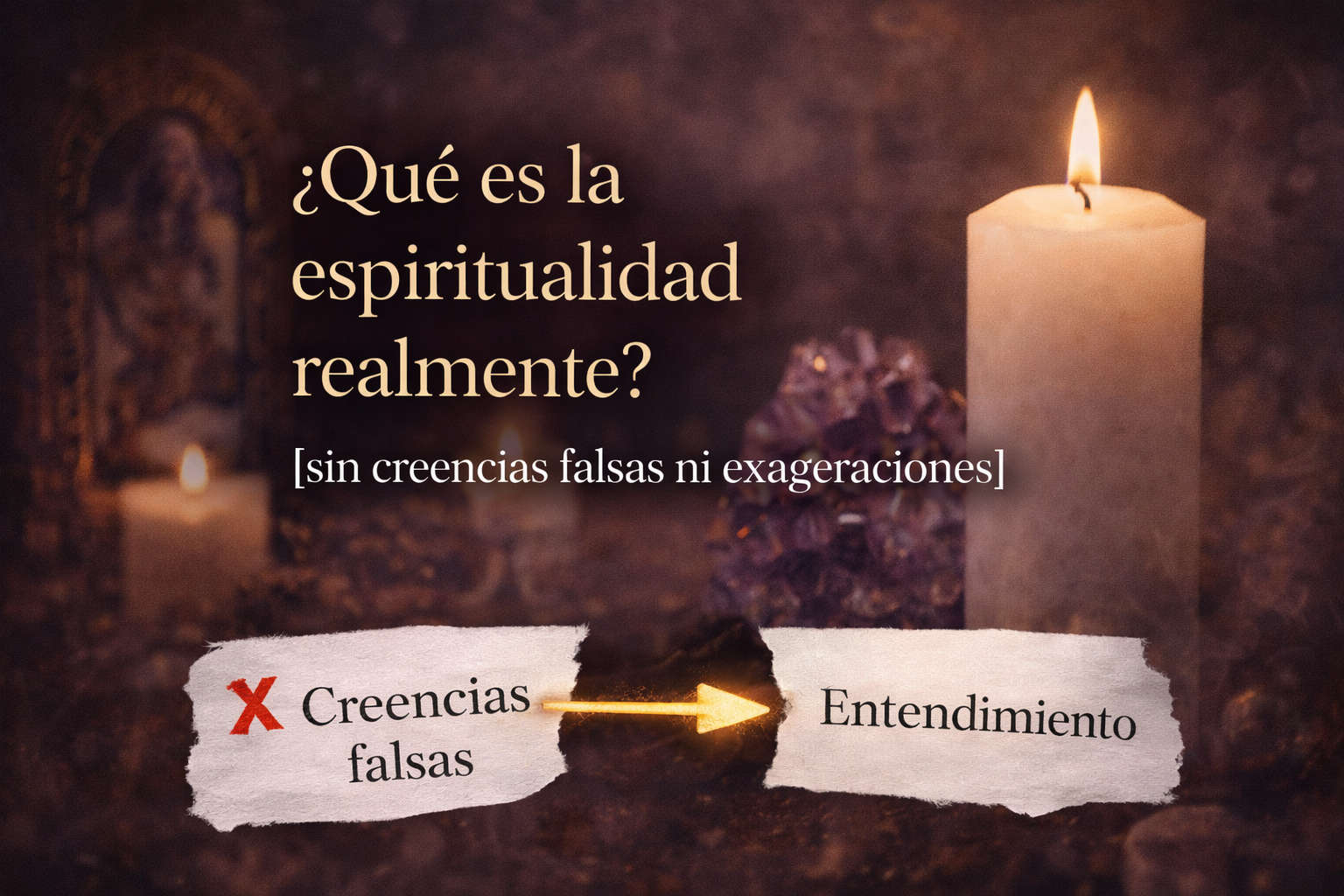 Qué es la espiritualidad realmente sin creencias falsas - Mystika Universal