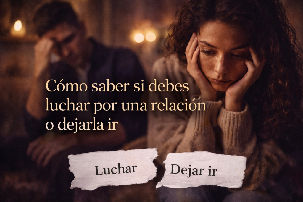 Cómo saber si debes luchar por una relación o dejarla ir - Orientación sentimental